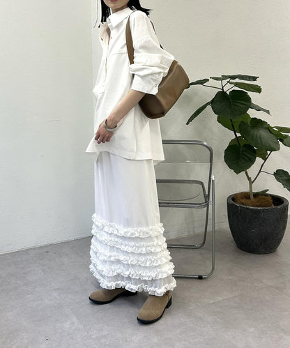 mystic 下襬層疊設計 半身裙