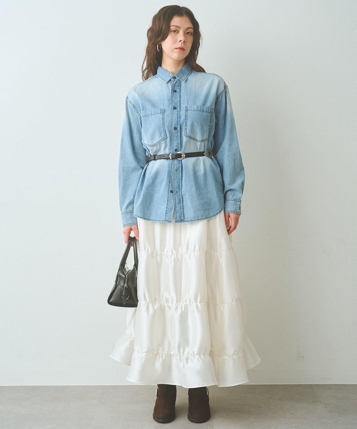 輕透蓬鬆半身裙