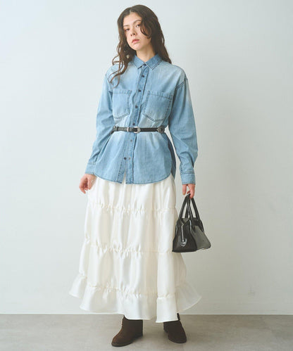 輕透蓬鬆半身裙