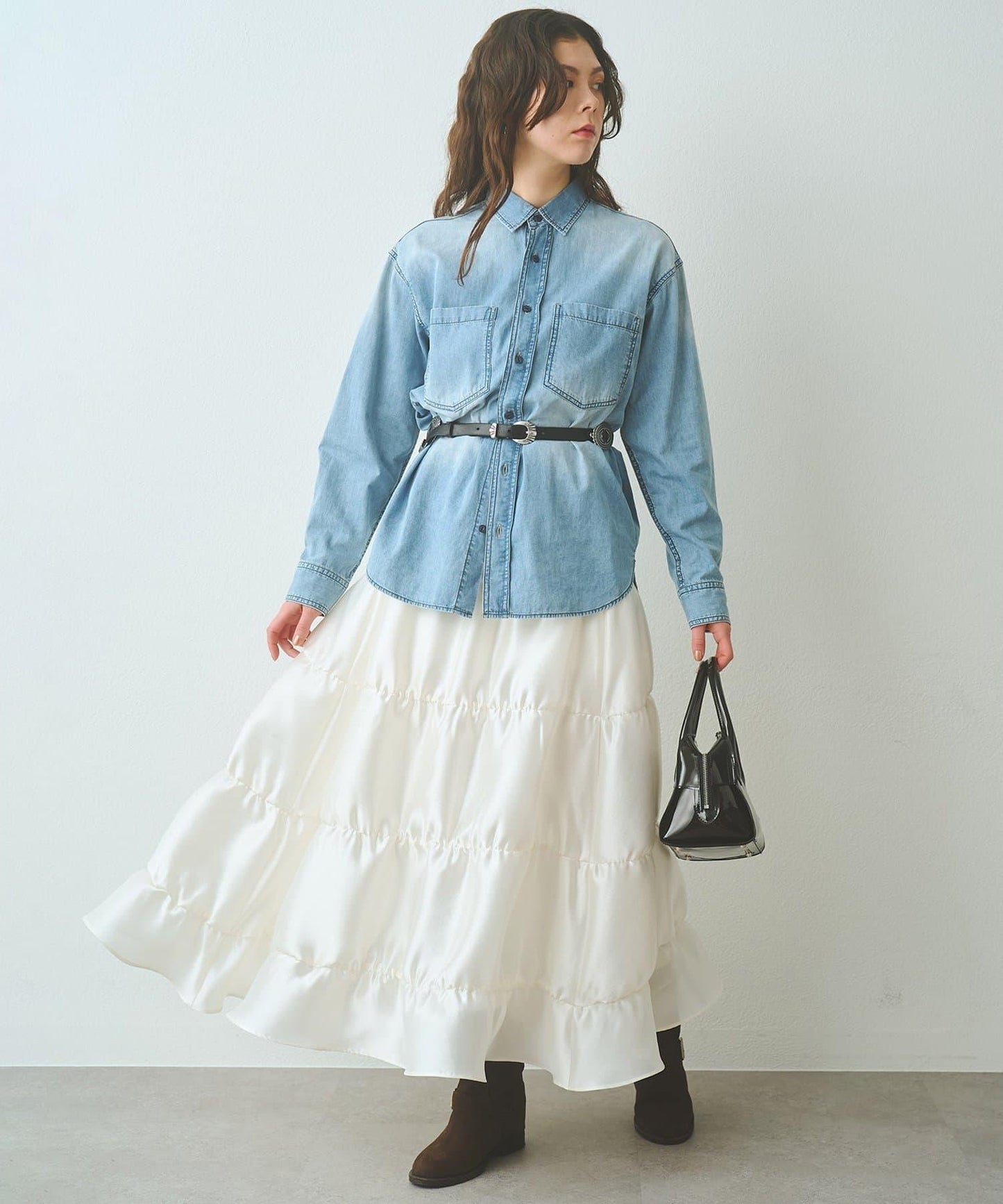 輕透蓬鬆半身裙