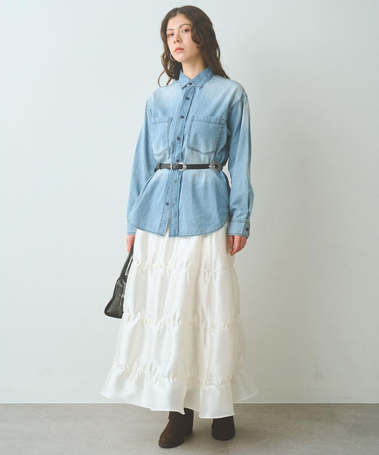 輕透蓬鬆半身裙