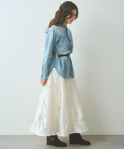 輕透蓬鬆半身裙