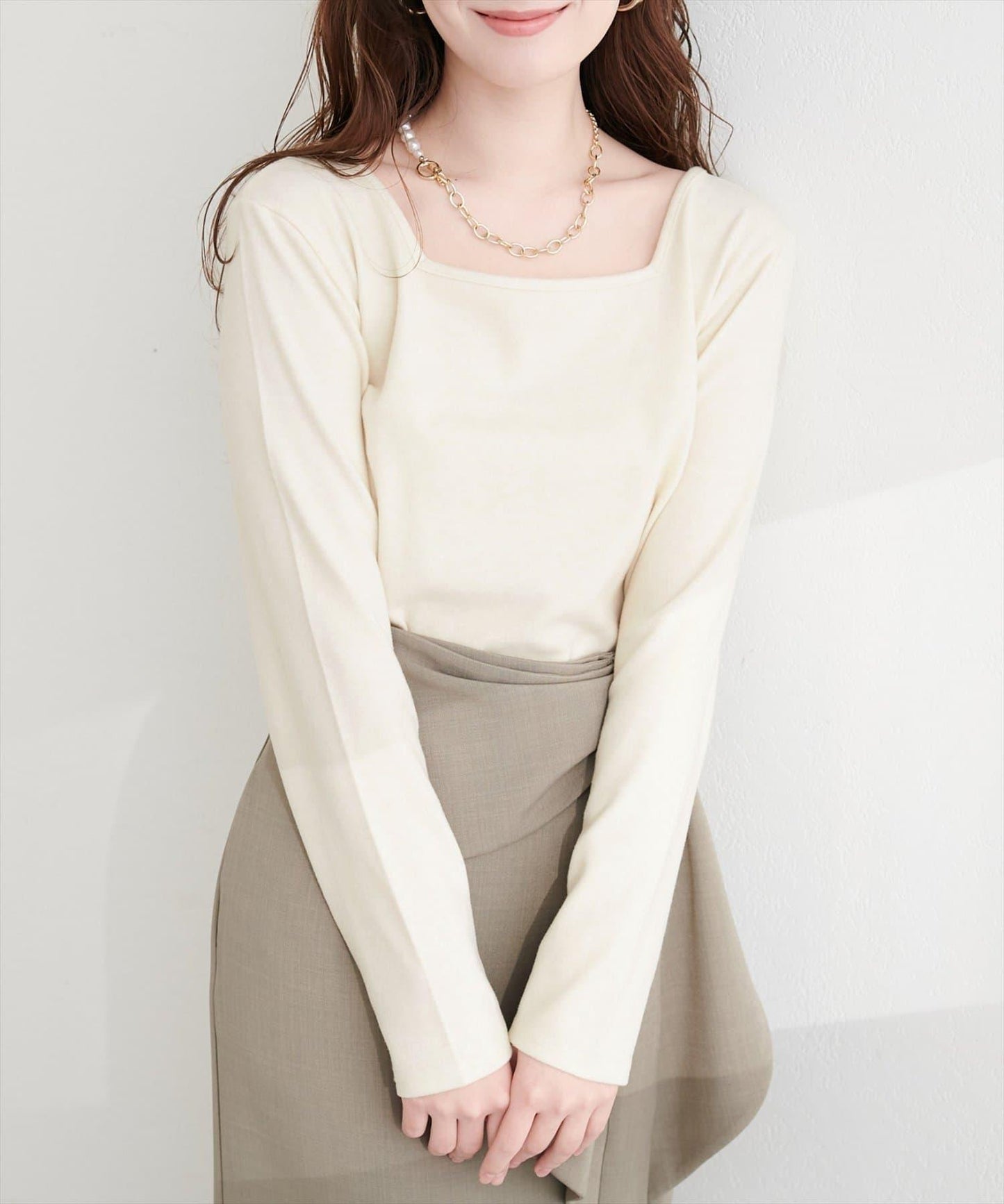 毛絨蓬鬆 2WAY 設計 套頭衫