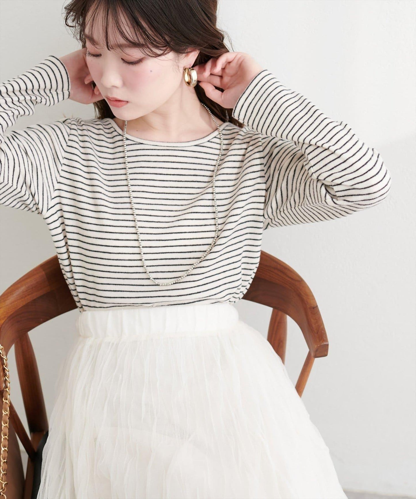 毛絨蓬鬆 2WAY 設計 套頭衫