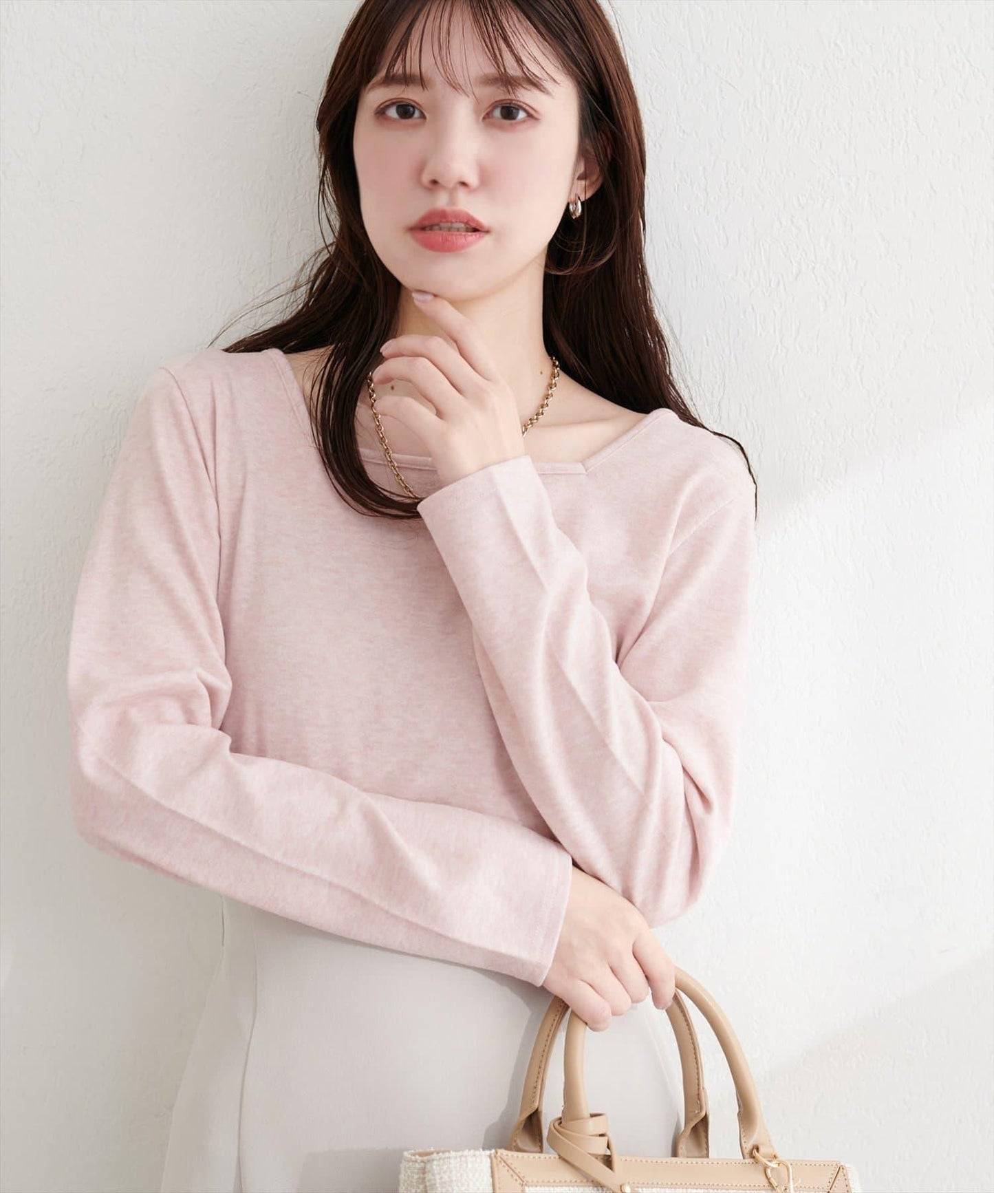 毛絨蓬鬆 2WAY 設計 套頭衫