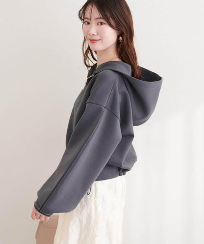 側邊條紋袖設計 連帽衛衣