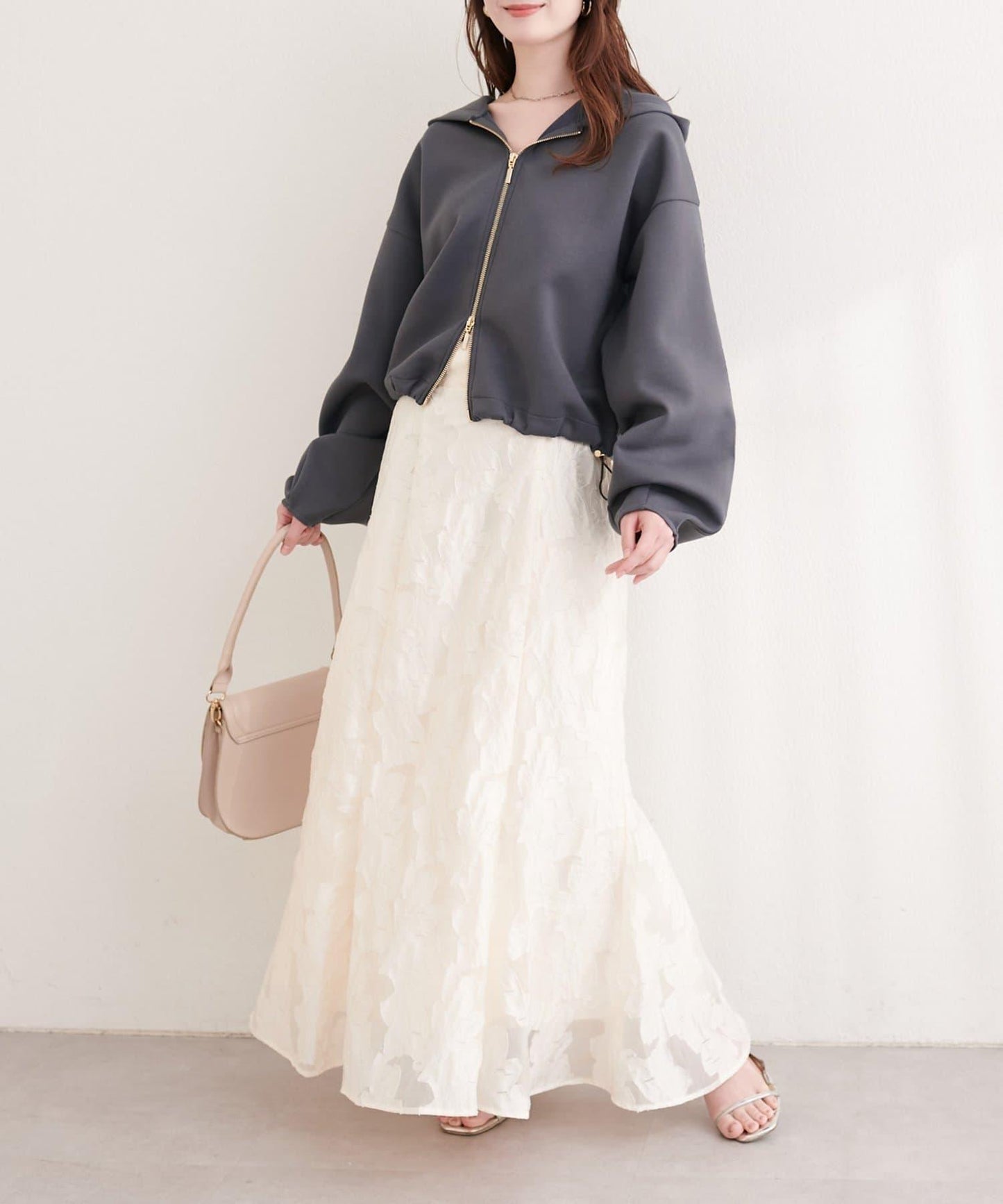 側邊條紋袖設計 連帽衛衣