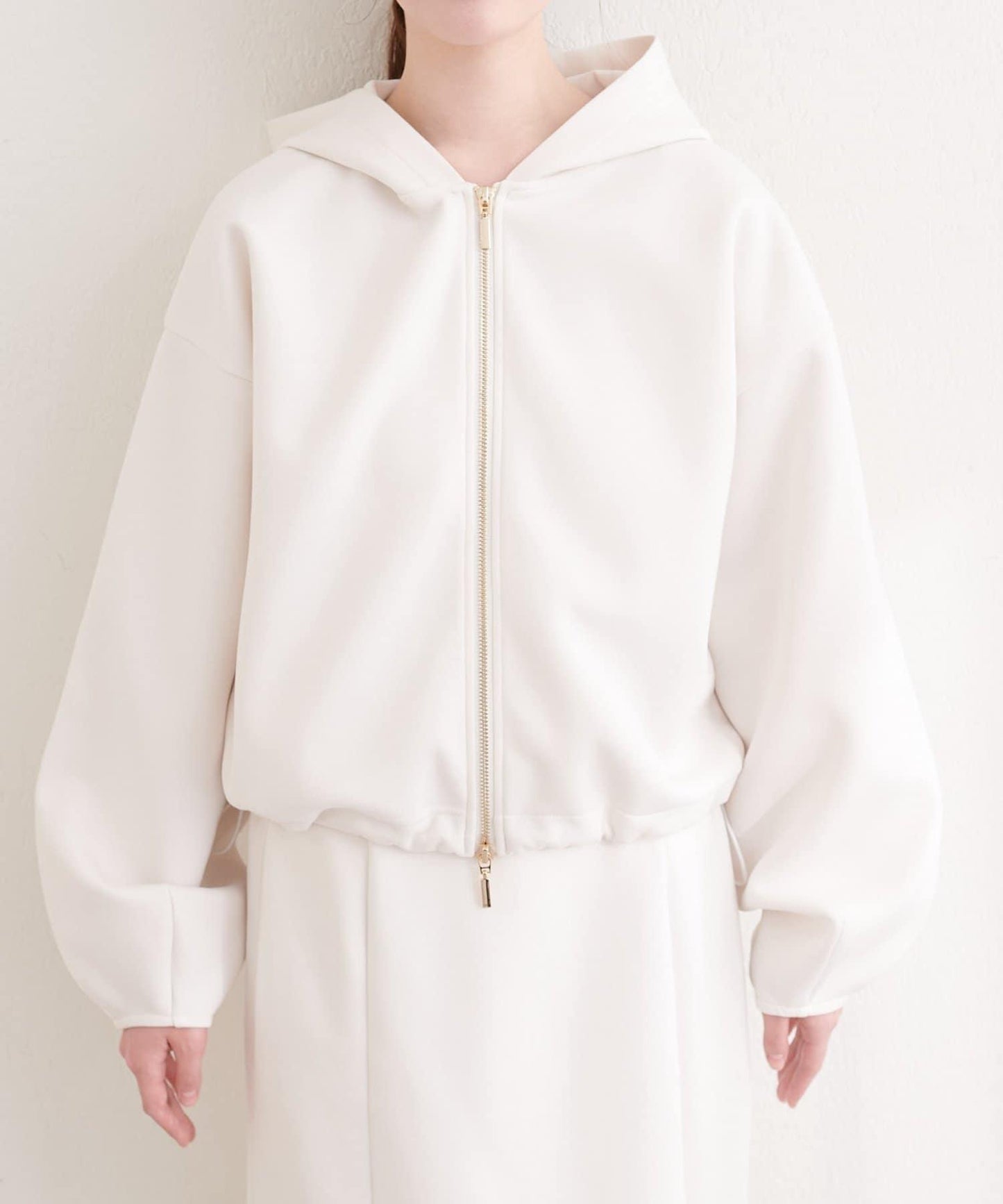 側邊條紋袖設計 連帽衛衣