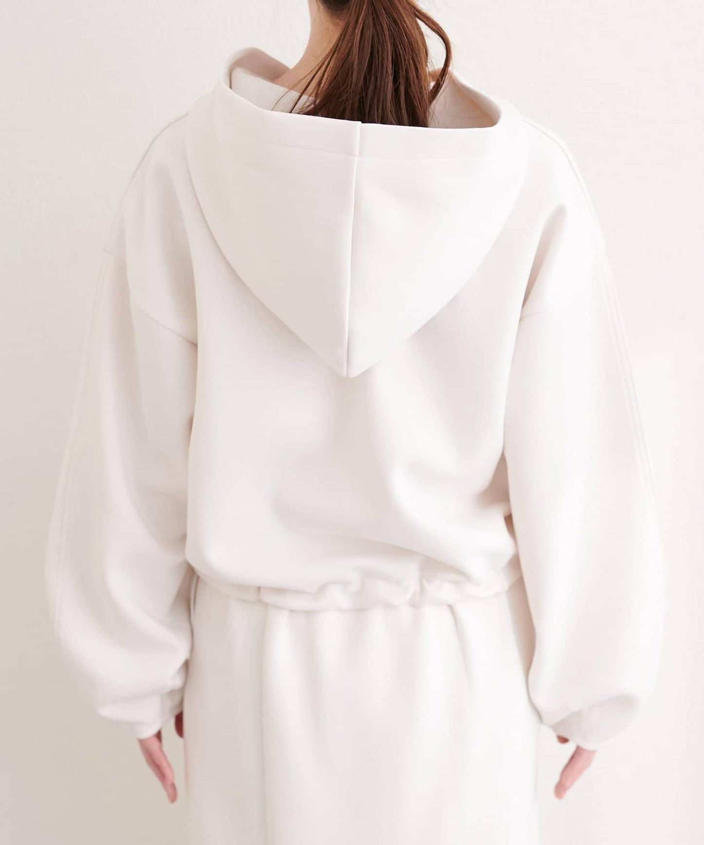 側邊條紋袖設計 連帽衛衣