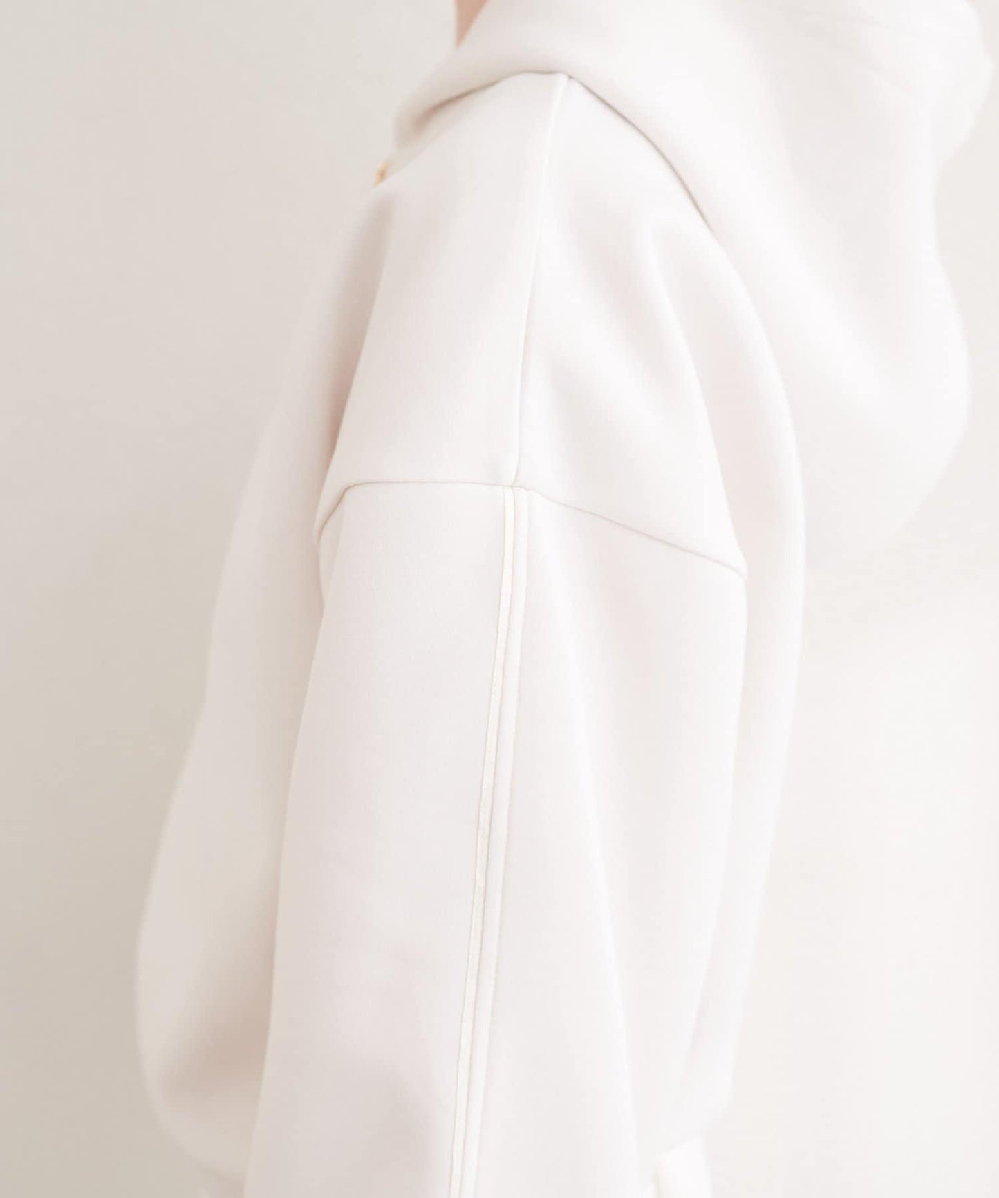 側邊條紋袖設計 連帽衛衣