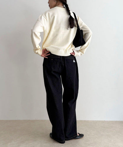 GEVACO/ゲバコ 聯名純棉圓領針織開衫