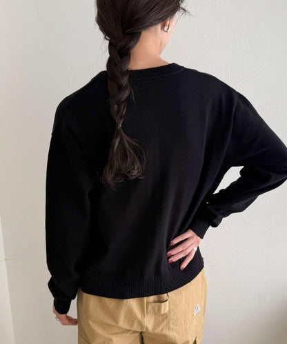 GEVACO/ゲバコ 聯名純棉圓領針織開衫