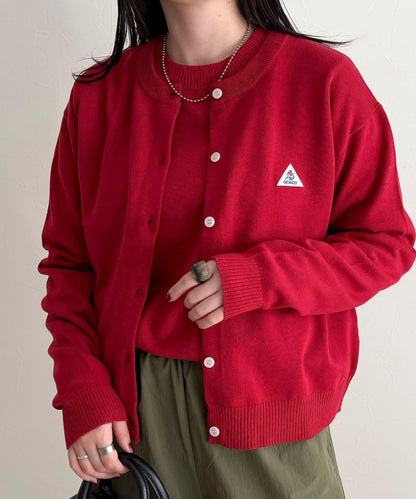 GEVACO/ゲバコ 聯名純棉圓領針織開衫