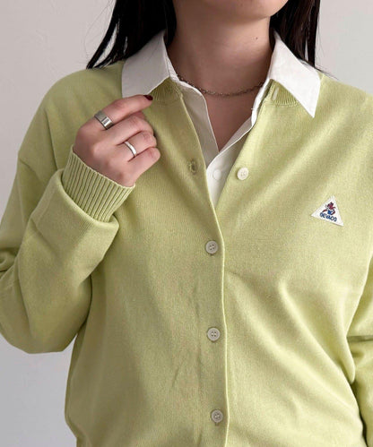 GEVACO/ゲバコ 聯名純棉圓領針織開衫