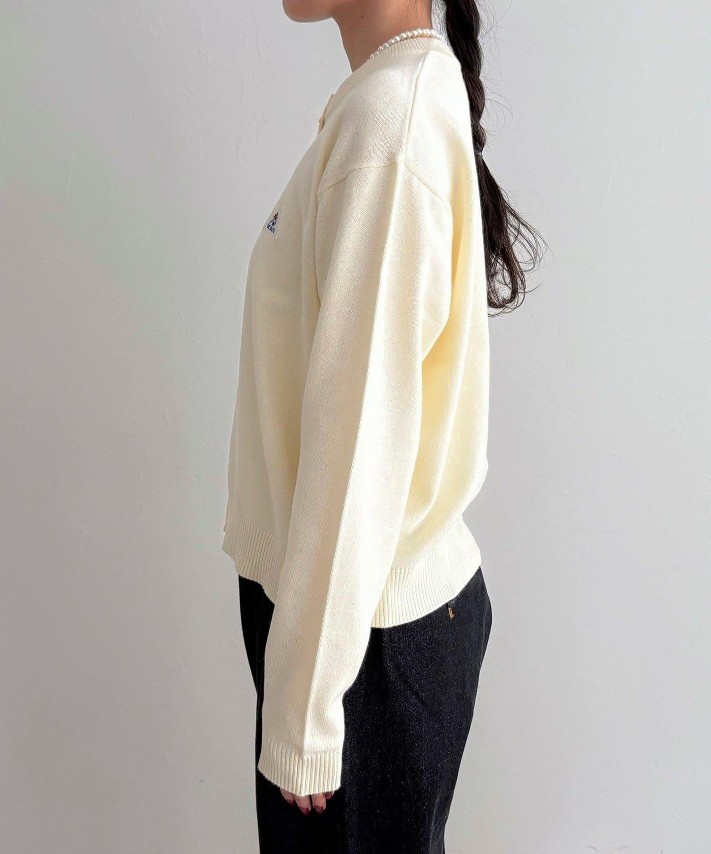 GEVACO/ゲバコ 聯名純棉圓領針織開衫