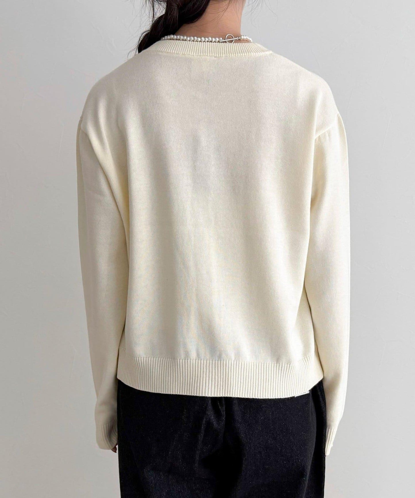 GEVACO/ゲバコ 聯名純棉圓領針織開衫