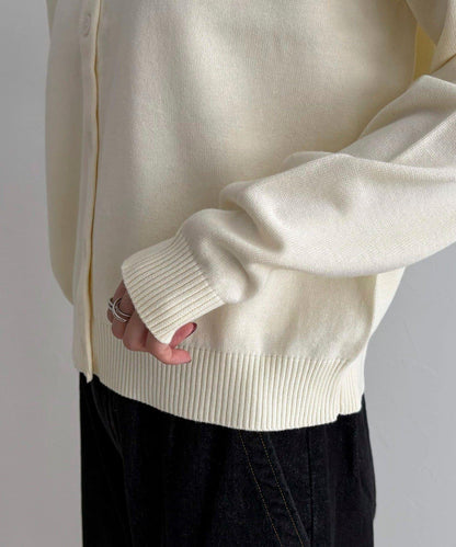 GEVACO/ゲバコ 聯名純棉圓領針織開衫