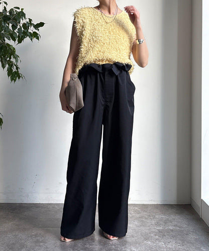 薄紗紗線針織背心（網絡限定）