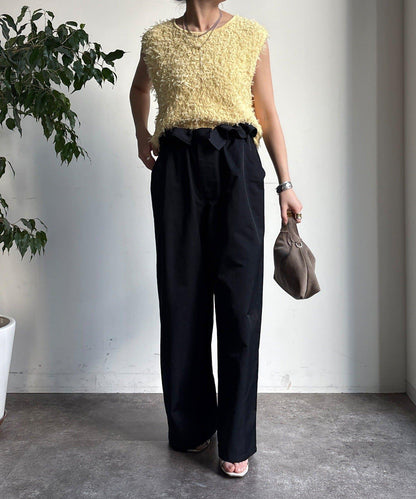 薄紗紗線針織背心（網絡限定）