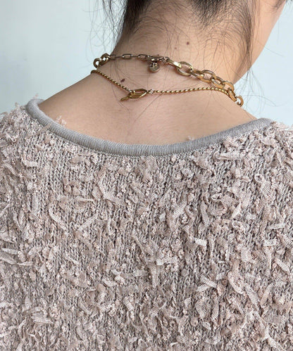 薄紗紗線針織背心（網絡限定）