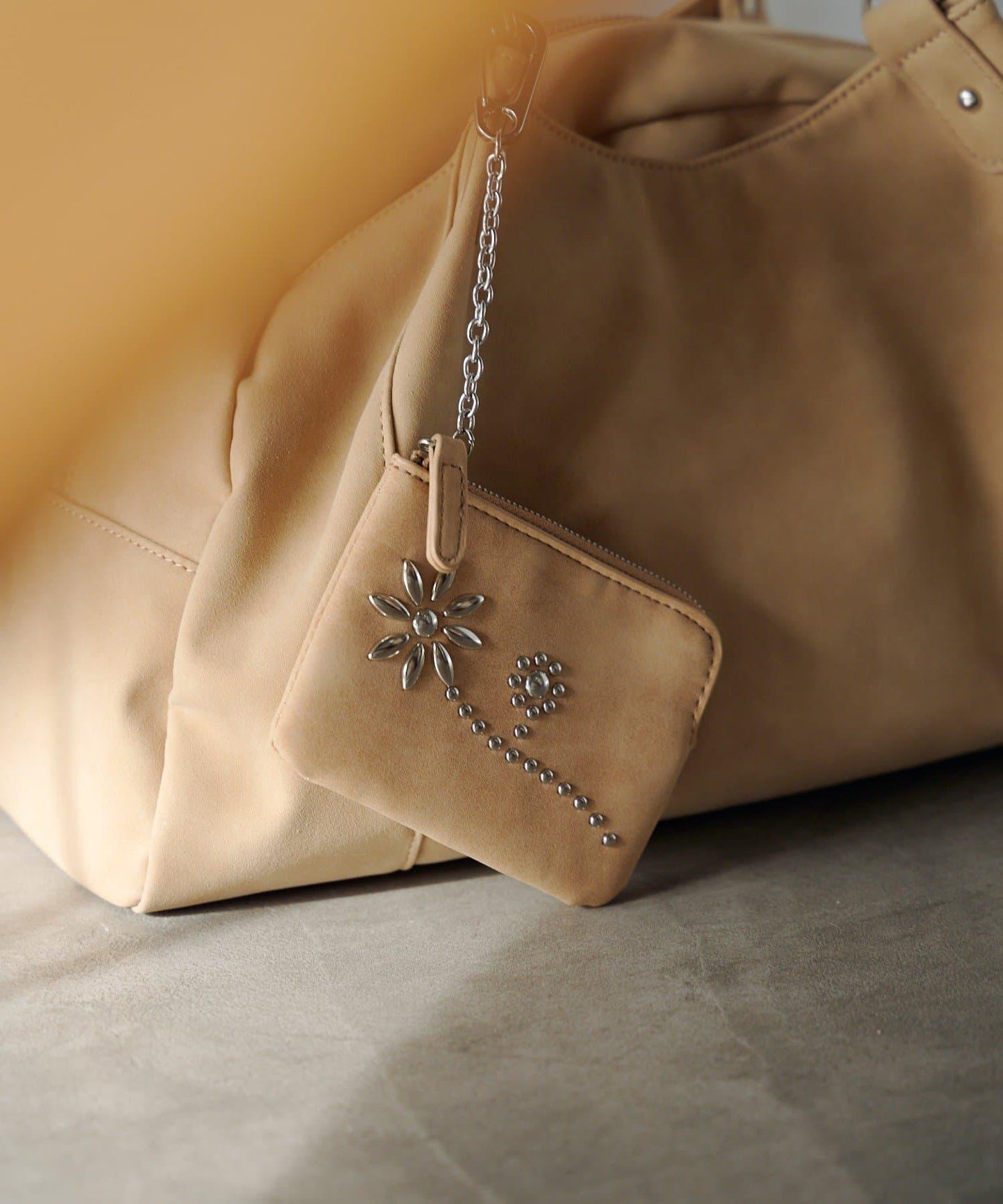 波點與純色 針拔羅紋 針織開衫