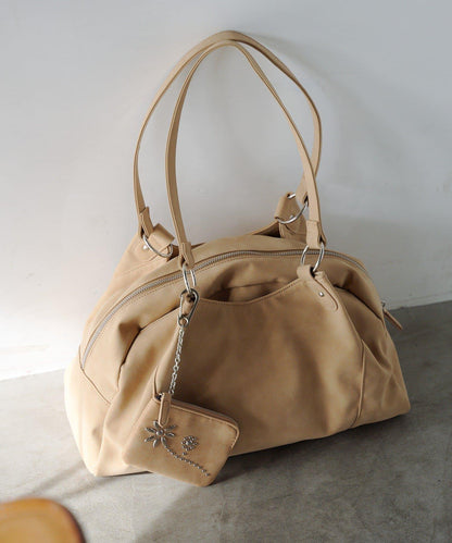 波點與純色 針拔羅紋 針織開衫