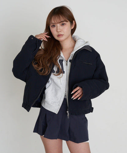 標誌拼接設計 連帽衛衣