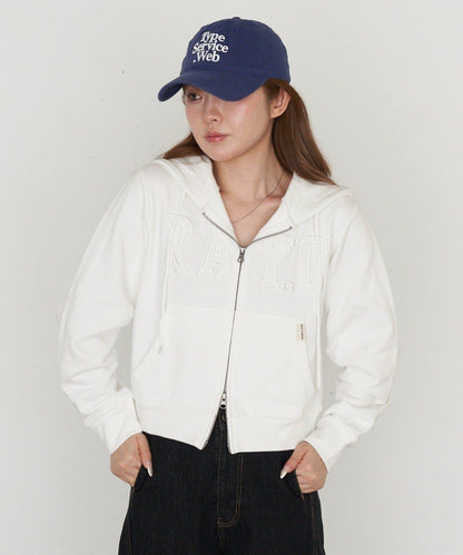 標誌拼接設計 連帽衛衣