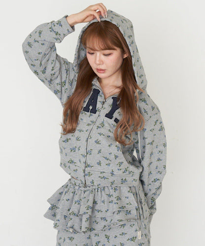 標誌拼接設計 連帽衛衣