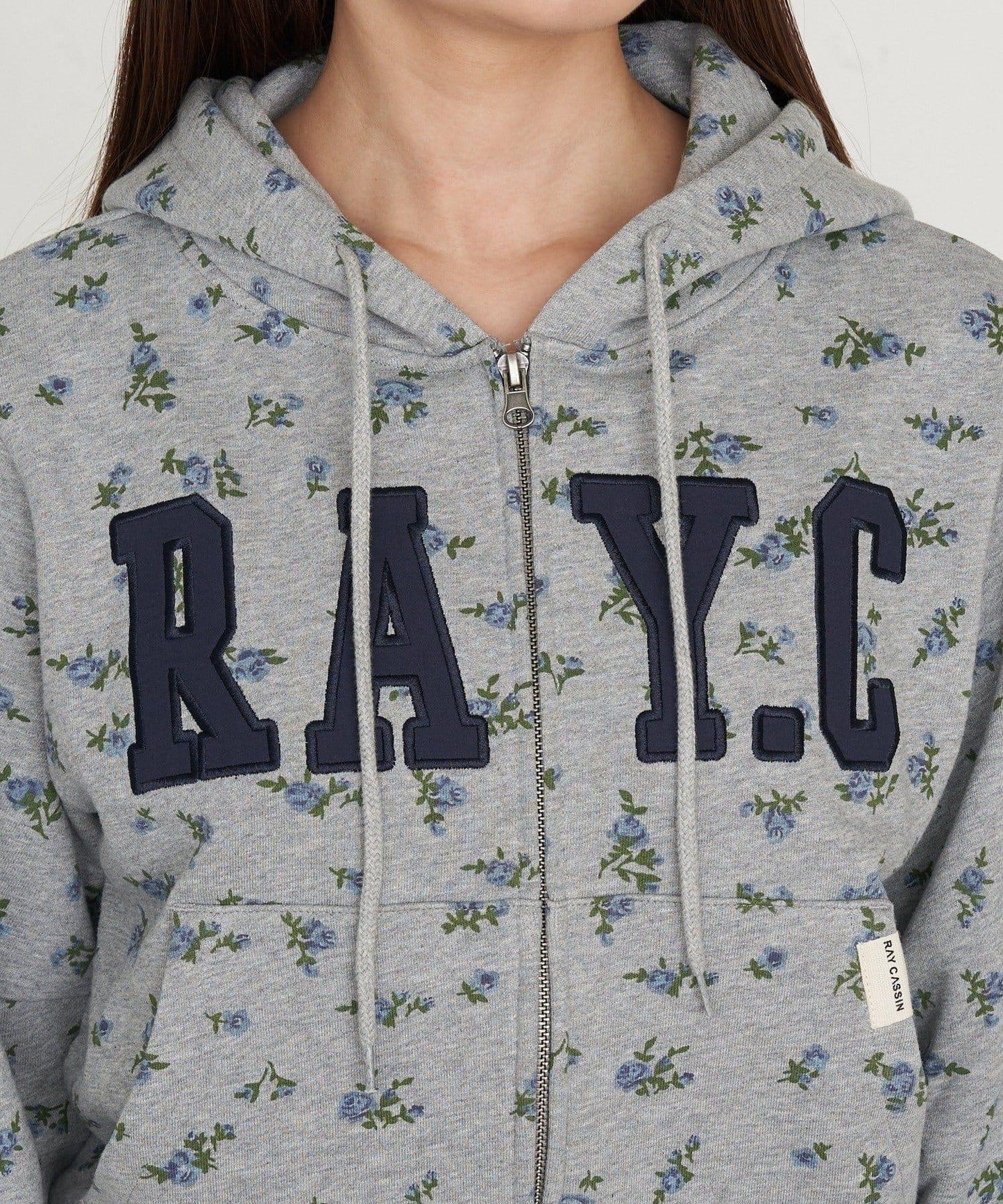 標誌拼接設計 連帽衛衣