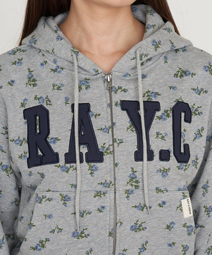 標誌拼接設計 連帽衛衣