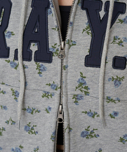 標誌拼接設計 連帽衛衣