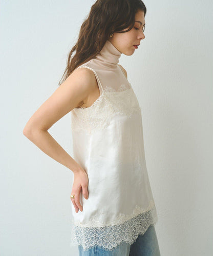 緞面蕾絲吊帶背心