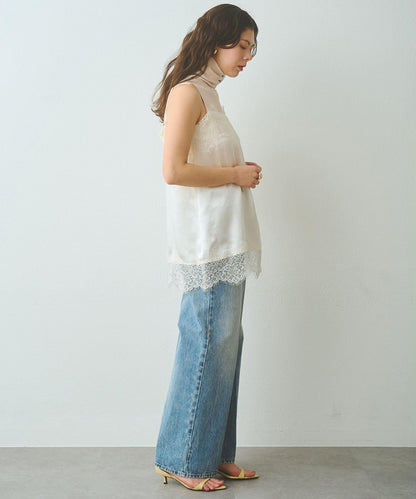 緞面蕾絲吊帶背心