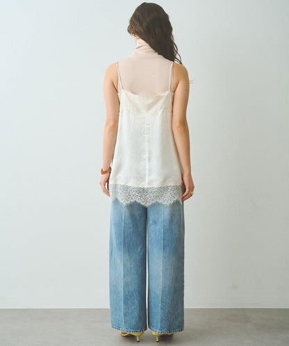 緞面蕾絲吊帶背心