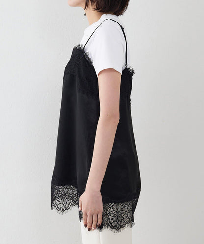 緞面蕾絲吊帶背心