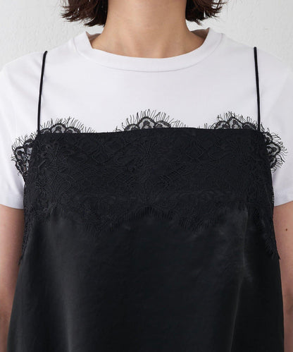 緞面蕾絲吊帶背心