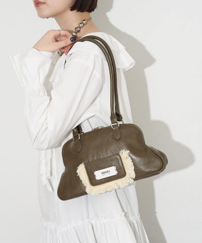 GRAIN/グレイン 流蘇變形手提包