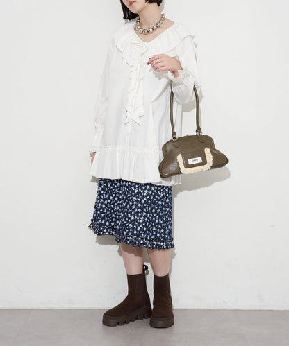 GRAIN/グレイン 流蘇變形手提包