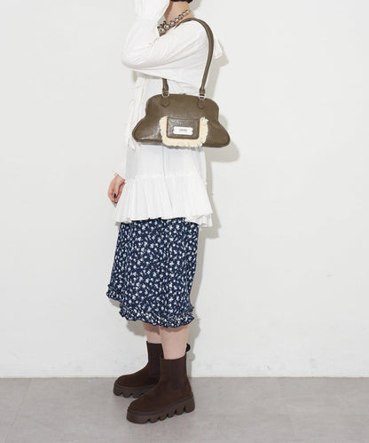 GRAIN/グレイン 流蘇變形手提包