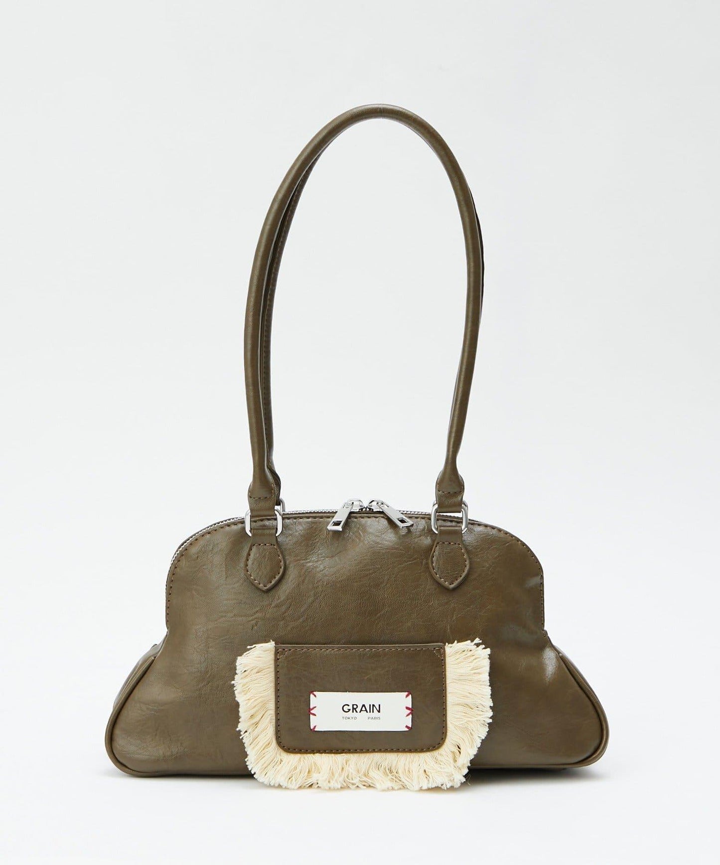 GRAIN/グレイン 流蘇變形手提包