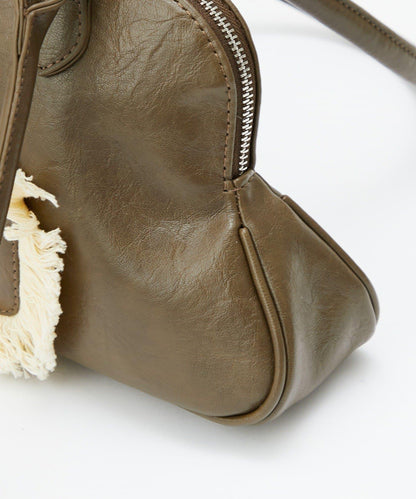 GRAIN/グレイン 流蘇變形手提包