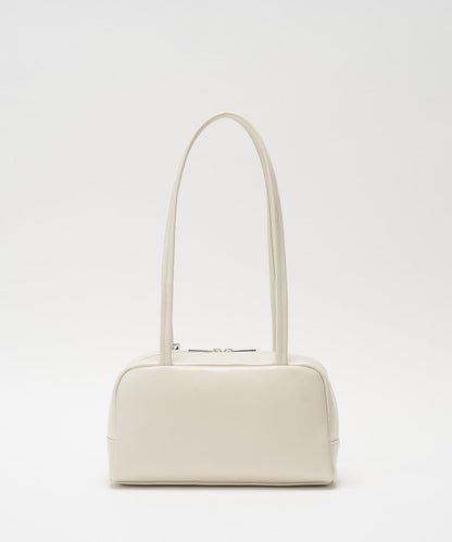 GRAIN/グレイン 配色皮革鏈條波士頓包