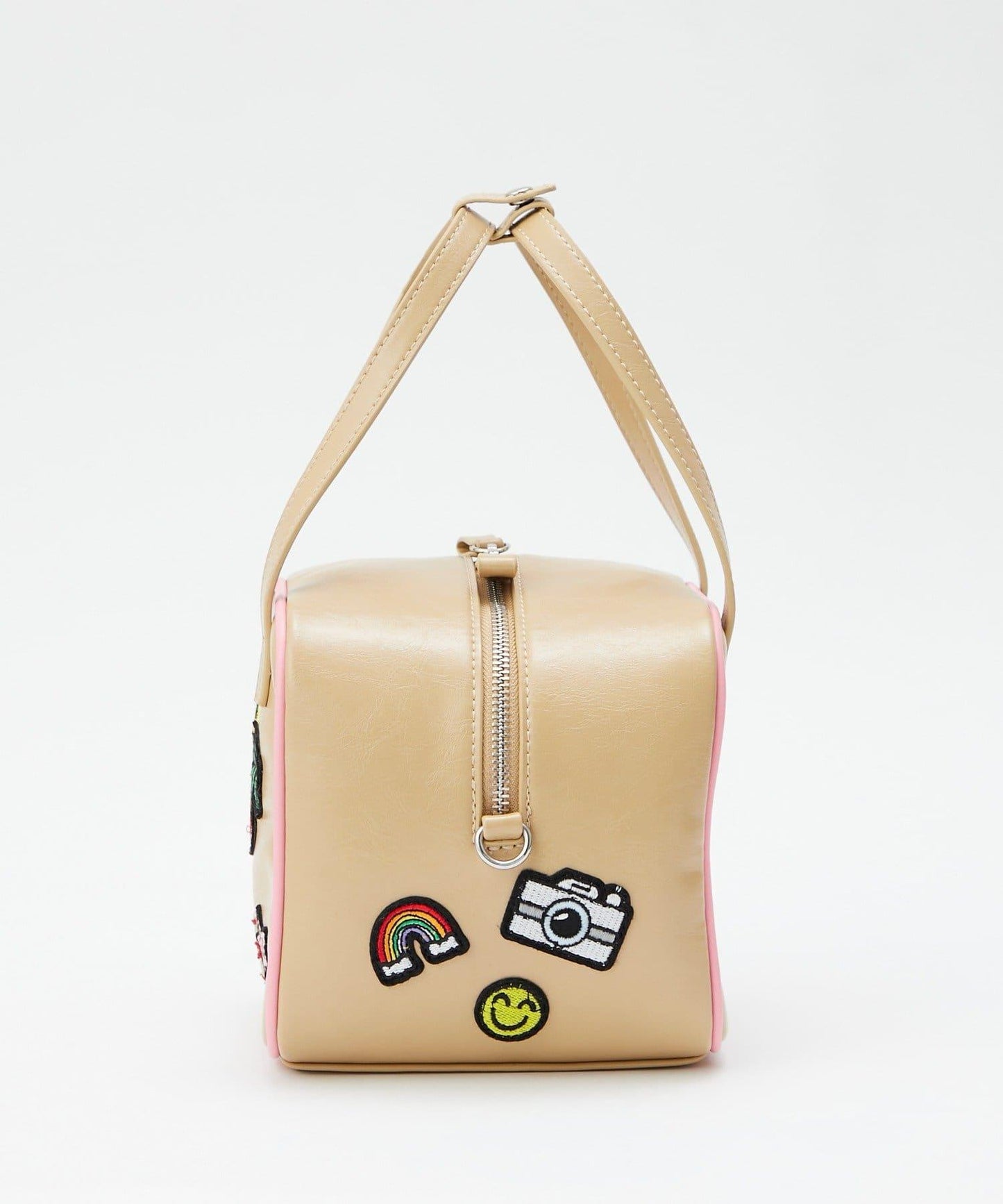 GRAIN/グレイン 2WAY 拼貼徽章方形單肩包