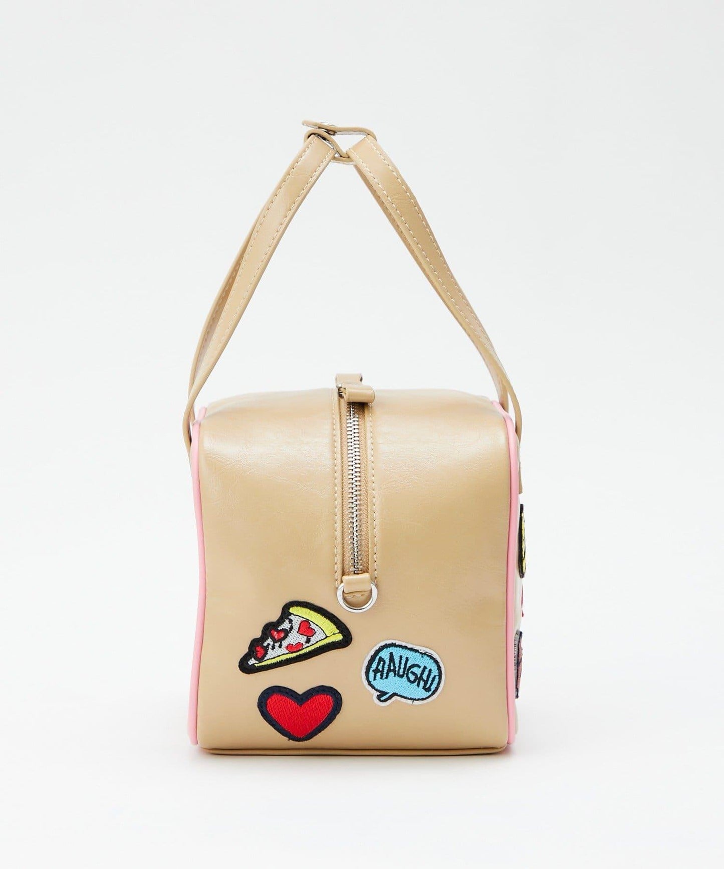 GRAIN/グレイン 2WAY 拼貼徽章方形單肩包