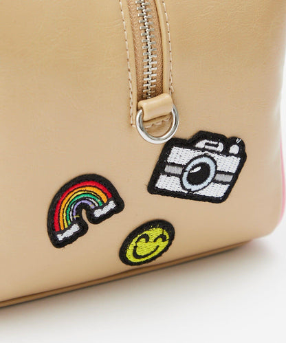 GRAIN/グレイン 2WAY 拼貼徽章方形單肩包