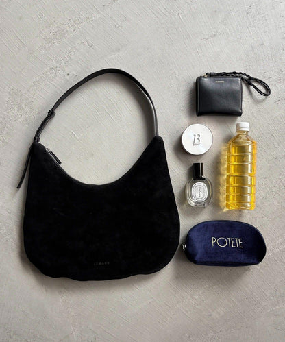 CAPRICIEUX LE'MAGE 半圓造型 努巴克 單肩包