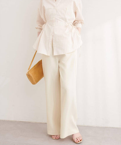 垂墜感寬鬆彈力休閒褲