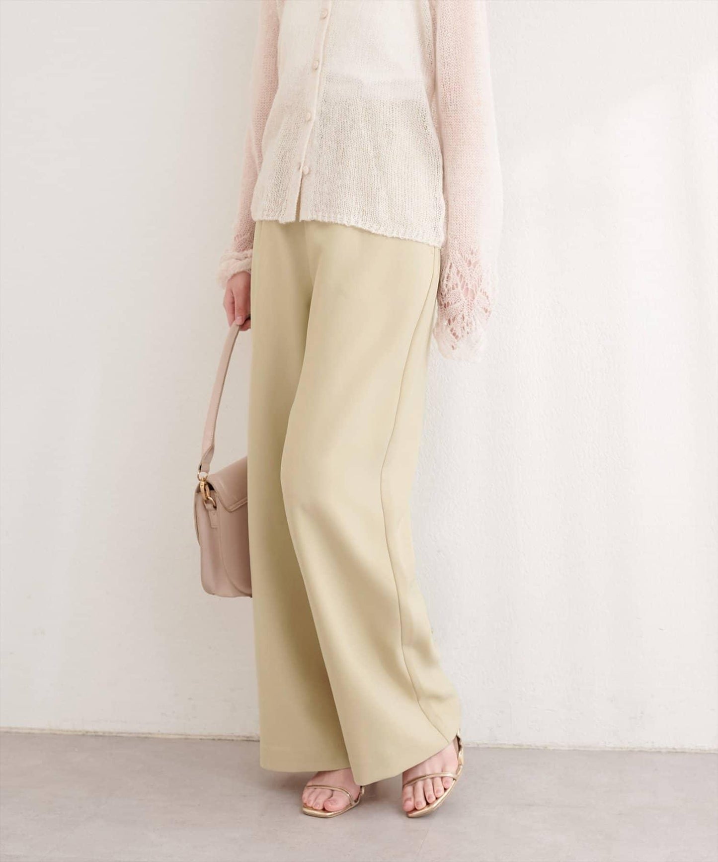 垂墜感寬鬆彈力休閒褲