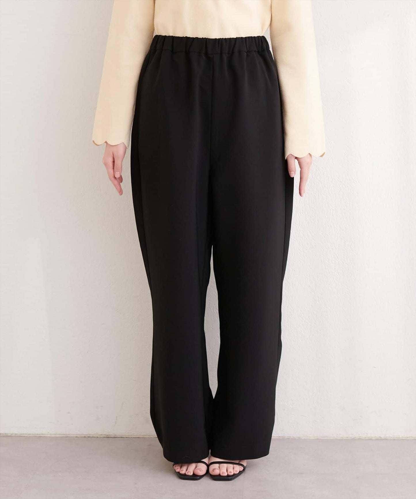 垂墜感寬鬆彈力休閒褲